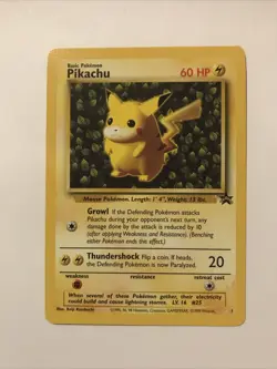 Pokemon "Ivy" PIKACHU Card BLACK STAR PROMO Set #1 Wizard of the Coast League NM - Image 1