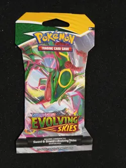 Pokemon Evolving Skies - Sleeved Booster Pack - Brand New Factory Sealed - Image 1