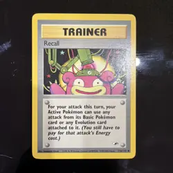 Recall 116/132 Gym Heroes Uncommon English Pokemon Card - LP - Image 1