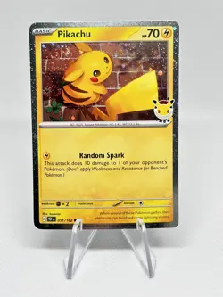💫 2026 Pokemon Day 30th Anniversary Pikachu 051 Stamped Promo Fart Swirl 💫 - Image 1