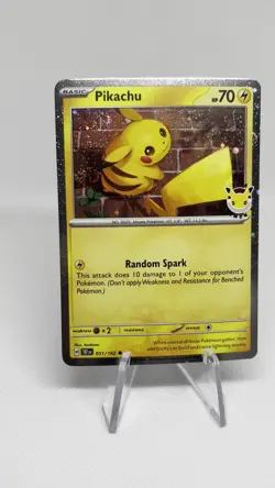💫 2026 Pokemon Day 30th Anniversary Pikachu 051 Stamped Promo Fart Swirl 💫 - Image 2