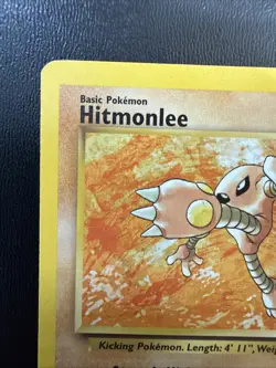 FREE SHIPPING Pokemon TCG HItmonlee Fossil 22/62 Unlimited Rare - Image 2