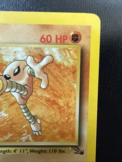 FREE SHIPPING Pokemon TCG HItmonlee Fossil 22/62 Unlimited Rare - Image 3