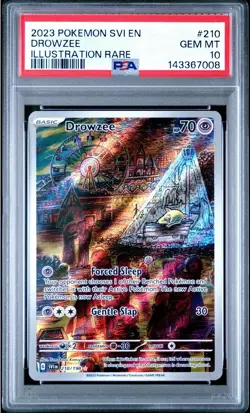 PSA 10 - Pokemon Scarlet & Violet Base Set - Drowzee Illustration Rare 210/198 - Image 1
