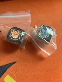 Amanda Lapalme Mana Moon Art Metal Dice Goat Format Black Luster Soldier Yugioh - Image 1