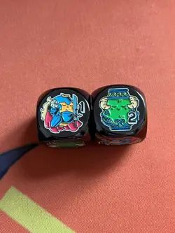 Amanda Lapalme Mana Moon Art Metal Dice Goat Format Black Luster Soldier Yugioh - Image 2