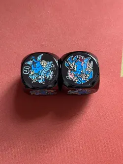 Amanda Lapalme Mana Moon Art Metal Dice Goat Format Black Luster Soldier Yugioh - Image 4