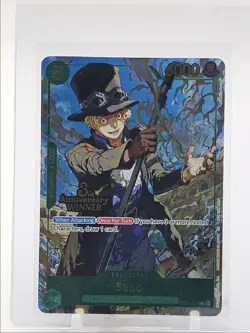 SABO 2025 ONE PIECE TOURNAMENT 3 BROTHERS WINNER UNCOMMON A #OP09-027 Q6095 - Image 1