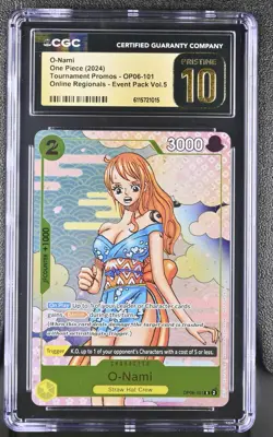 CGC 10 Pristine - O-Nami OP06-101 Event Pack Vol. 5 Promo One Piece English B - Image 1