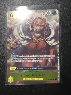 Silvers Rayleigh OP14-108 The Azure Sea's Seven ENGLISH OP14 One Piece FULL ART - Image 1