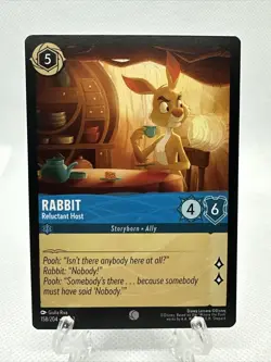 Disney Lorcana: Rise of the Floodborn - Rabbit - Reluctant Host - 158/204 - Image 1