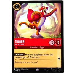 Tigger One Of A Kind - Common - Disney Lorcana Rise of the Floodborn #127/204 - Image 2