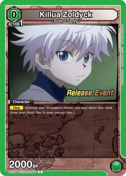 Killua Zoldyck Release - UEPR/HTR-2-071 NM - Union Arena - Image 1
