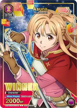 Asuna Winner Foil - UEPR /SAO-2-041 NM - Union Arena - Image 1