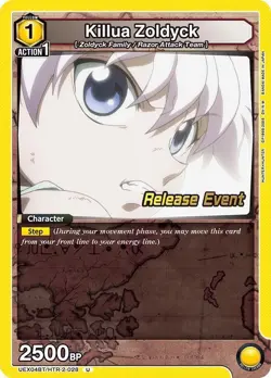 Killua Zoldyck Release - UEPR/HTR-2-028 NM - Union Arena - Image 1