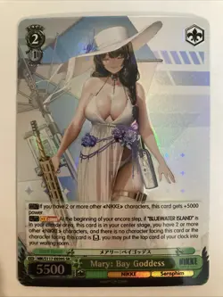 2025 Weiss Schwarz NIKKE NIK/S117-E039S Mary Bay Goddess SR Foil English NM - Image 1