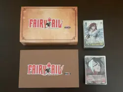 Opened Box 2025 Weiss Schwarz Fairy Tail Chronicle Set 168 Card Lot ( No SPs ) - Image 1