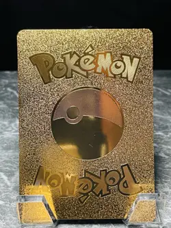 Pikachu V 087/080 Gold Display Card Pokemon TCG - Image 2