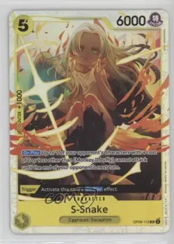 2024 One Piece Card Game: Two Legends OP08 SR S-Snake #OP08-112 - Image 1