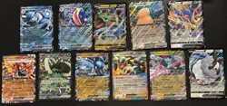 Lot Of 11 Jumbo Pokemon Trading Cards - Image 1