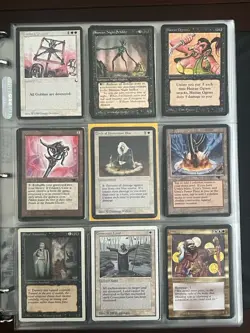 Huge! Vintage Magic Gathering 1026 Cards Collection Binder Alpha Mtg Lot - Image 2