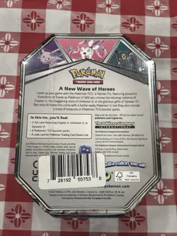 Pokemon Cards TCG Umbreon V Heroes Tin Brand New Sealed Pokemon 4 Booster Packs - Image 2