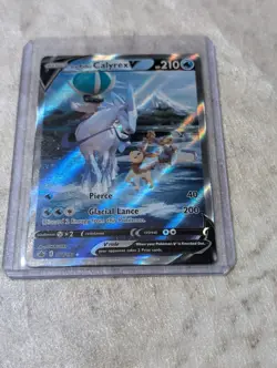 Pokemon Cards Ice Rider Calyrex V 164/198 Chilling Reign Rare Ultra - Image 1