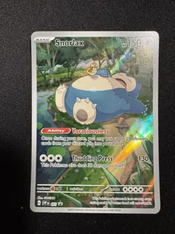 Pokemon Card Snorlax SVP EN 051 Scarlet & Violet 151 Promo Holo NM - Image 1