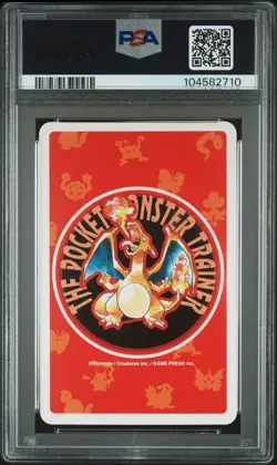 1996 Pokemon Red Playing Cards Joker Professor Oak PSA 8 NM-MT - Image 2