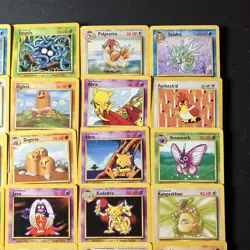 WoTC Pokemon Card Lot x36 Base Set/Jungle/Fossil - Lp/Mp - Vintage 1999 w/Rares - Image 3