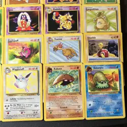 WoTC Pokemon Card Lot x36 Base Set/Jungle/Fossil - Lp/Mp - Vintage 1999 w/Rares - Image 5