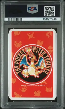1996 Pokemon Venomoth Red Back Poker Playing Card 9 Of Diamonds- PSA 9 - Image 2