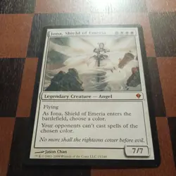 Mtg Iona, Shield of Emeria NM Zendikar Magic Angel Card Mythic Rare - Image 2
