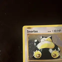 Snorlax XY179 XY Black Star Promo Holo Rare Pokemon Card LP - Image 4