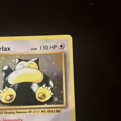 Snorlax XY179 XY Black Star Promo Holo Rare Pokemon Card LP - Image 5