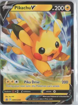 Pikachu V - Promo SWSH: Sword & Shield Promo Cards SWSH285 NM - Image 1