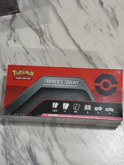 Pokemon 2020 Red Trainer's Toolkit Box Sealed Dedenne GX Promo, 4 Assorted Packs - Image 1