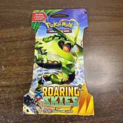 Pokemon TCG XY Roaring Skies Sleeved Booster Pack Rayquaza Art New Sealed - Image 1