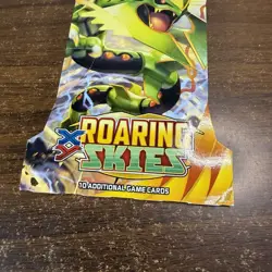 Pokemon TCG XY Roaring Skies Sleeved Booster Pack Rayquaza Art New Sealed - Image 3