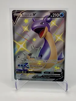Lapras V SV110/SV122 Pokemon Shiny Holo Rare Shining Fates: Shiny Vault Card NM - Image 1
