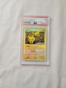 PSA 1 Pokemon Rev Holo STAMPED Pikachu Burger King Promo (DIAMOND & PERAL) PR - Image 2