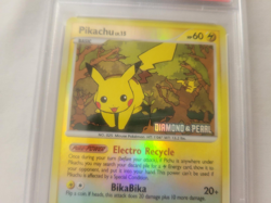 PSA 1 Pokemon Rev Holo STAMPED Pikachu Burger King Promo (DIAMOND & PERAL) PR - Image 5