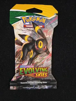 Evolving Skies Umbreon Sleeved Booster Pack New Sealed Pokemon Card TCG - Image 1