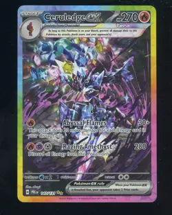 Pokemon Ceruledge EX TCG Prismatic Evolutions Sir Holo Card 147/131 - Image 1