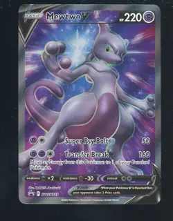 Mewtwo V SWSH229 Pokemon SWSH: Sword & Shield Promo Cards - Image 1