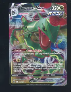 Rayquaza VMAX 101/159 Crown Zenith Holo pokemon - Image 1