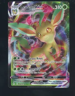 Leafeon VMAX 008/203 (Full Art) Holo Ultra Rare Evolving Skies Pokemon TCG - Image 1