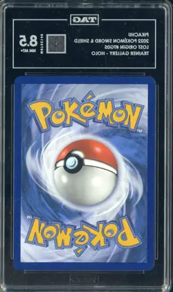 2022 Pokemon Sword & Shield Lost Origin Pikachu Trainer Gallery Holo TAG 8.5 - Image 2