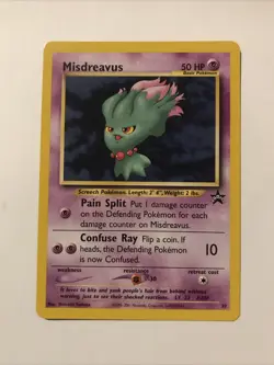 Pokemon MISDREAVUS Black Star Promo Card # 39 RARE - Image 1