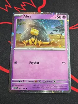 2023 Pokemon SV 151 Abra Cosmos Holo # 063/165 - Image 1